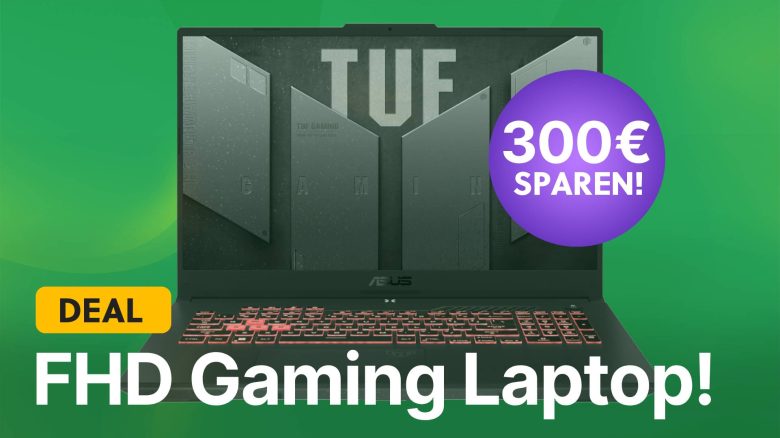 300€ sparen: Dieser Gaming-Laptop mit RTX 4070 und Ryzen 9 ist gerade unschlagbar günstig
