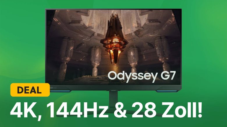 Gaming-Monitor 4k 144hz 28 zoll samsung odyssey g7 angebot amazon