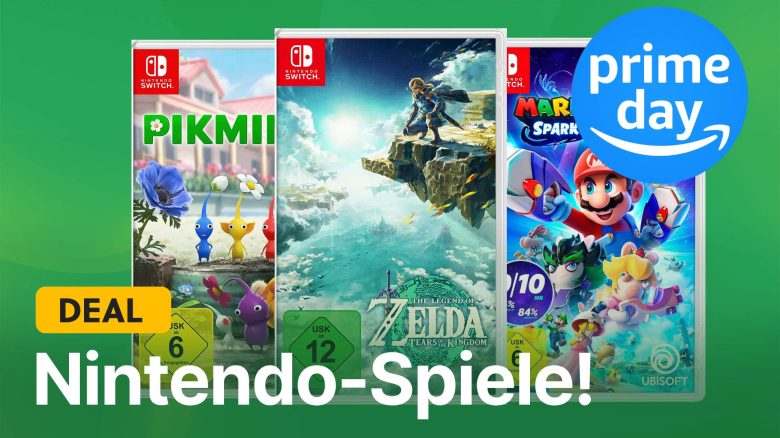 Zelda: TotK, Pikmin 4 und mehr: Die besten Prime Day-Angebote für die Nintendo Switch