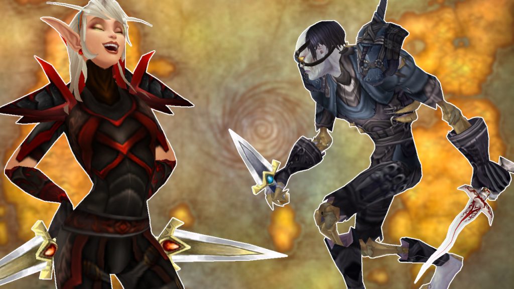 WoW Classic Rogue laughing blood elf undead forsaken titel title 1280x720