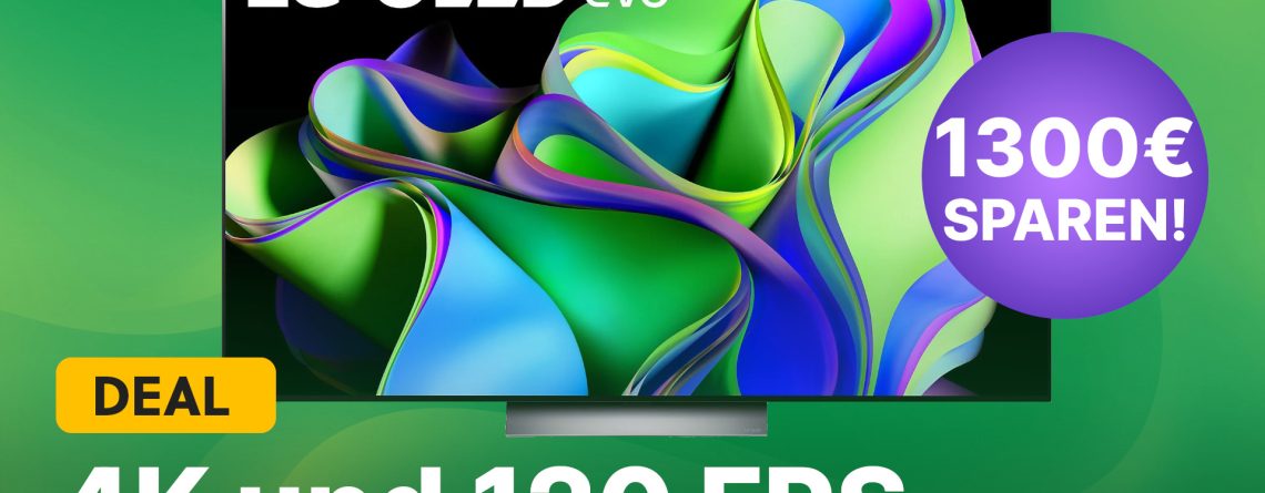Über 1000€ günstiger: 4K LG OLED Smart-TV mit 65 Zoll, 120Hz & HDMI 2.1 im MediaMarkt-Angebot