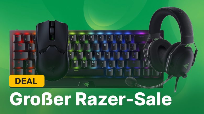 Razer-Sale bei Amazon: Spart jetzt bis zu 58% auf Gaming-Headsets, -Mäuse, -Tastaturen und mehr