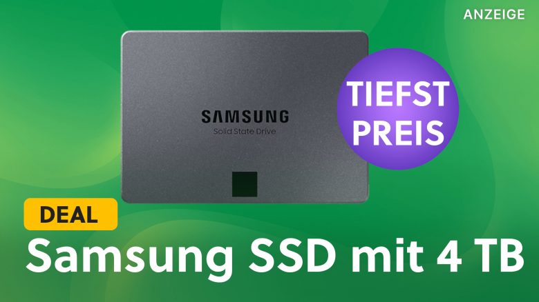 Beliebte Samsung SSD mit 4 TB jetzt günstig wie nie schnappen – MediaMarkt & Saturn schenken euch die Mehrwertsteuer