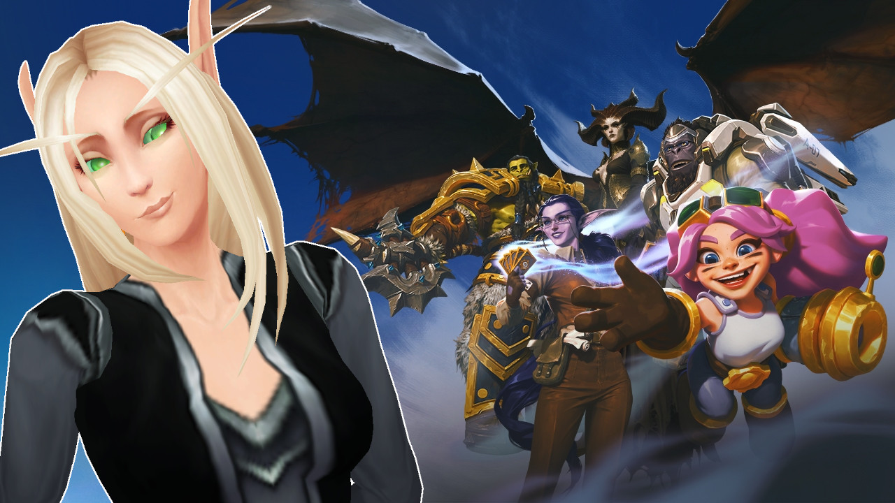 BlizzCon Artwork with Blood Elf Blush titel title 1280x720
