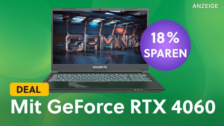 Schnappt euch den günstigsten Gaming-Laptop mit GeForce RTX 4060 jetzt reduziert im MediaMarkt-Angebot