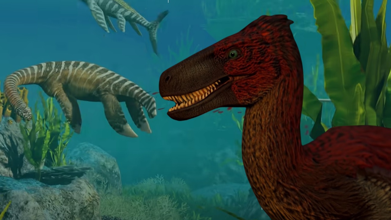 Trailer for survival MMORPG promises brutal battles between dinosaurs – update brings new attacks, swimming dinosaurs and more