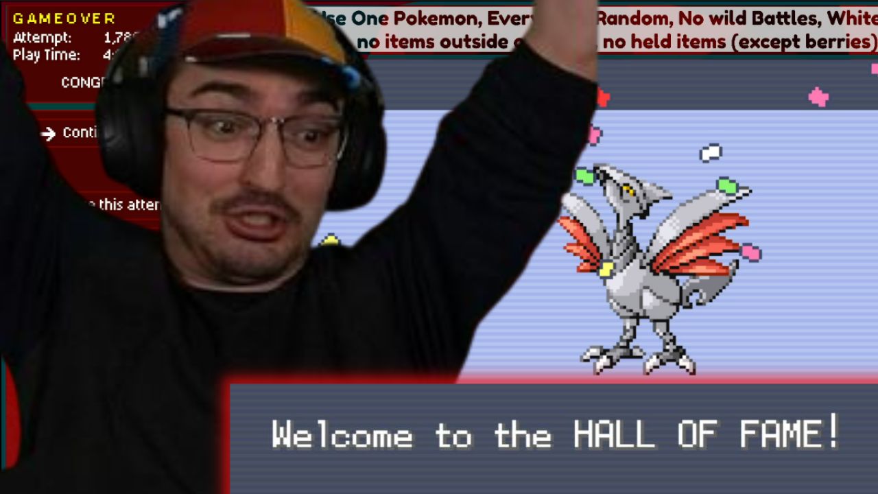 Twitch: Streamer faces one of the toughest challenges in Pokémon, succeeds after 1,786 attempts