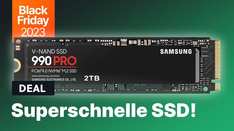 Samsung 990 Pro: Eine der schnellsten SSDs für PC und PS5 ist jetzt bei Amazon richtig günstig im Black Friday-Angebot