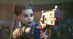 Suicide Squad Kill the Justice League Harley Quinn Trailer Screenshot mit Waffe