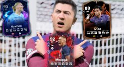 Titel EA FC Lewandowski umgeben von Spezialkarten
