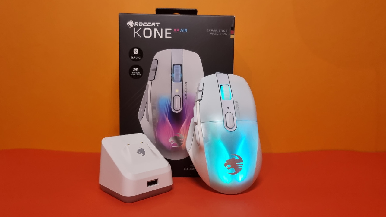 Roccats Kone XP Air verpasst im Test knapp den Sprung an die Spitze der  besten Gaming-Mäuse