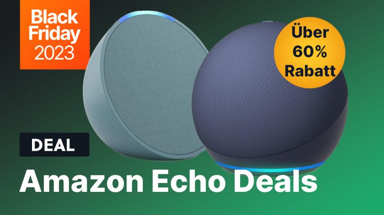 Black Friday bei Amazon: Echo Dot und Echo Pop aktuell für nur knapp 20€