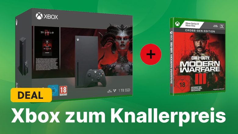 MediaMarkt bietet vorm Black Friday ein Xbox Series X Bundle an mit Diablo 4 und Call of Duty MW3 für unter 500 €