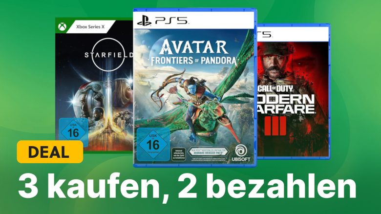 MediaMarkt 3-für-2 Aktion: Spart jetzt bei allen Spielen für PS5, PS4, Xbox und PC!