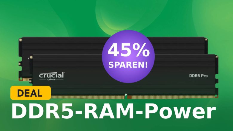 DDR5-RAM kostet bei Amazon fast 50% weniger und wertet euer System enorm auf