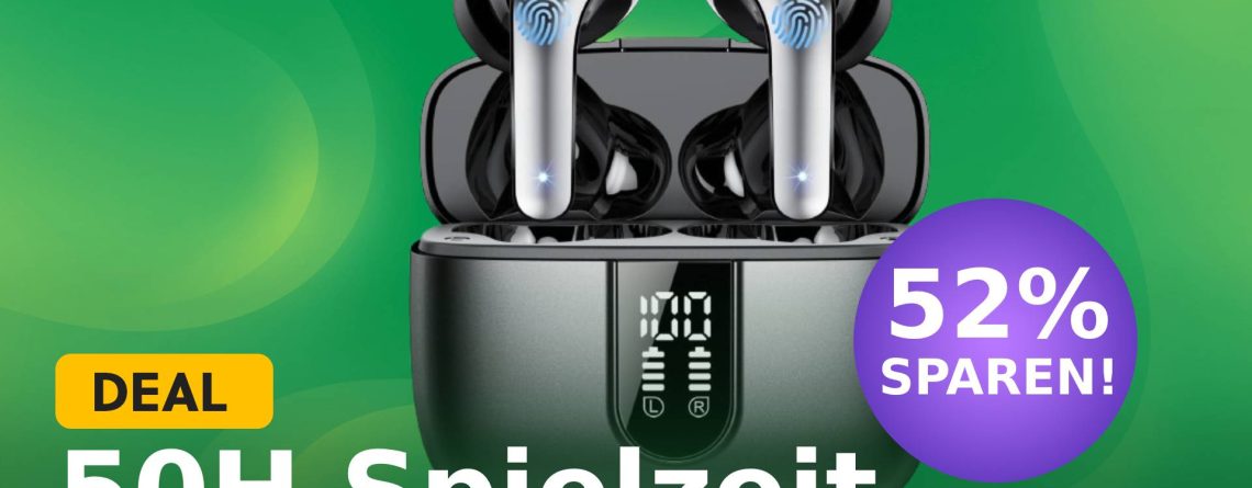 Bluetooth-Kopfhörer mit Noise Cancelling & bis zu 50 Stunden Spielzeit über 50% bei Amazon reduziert
