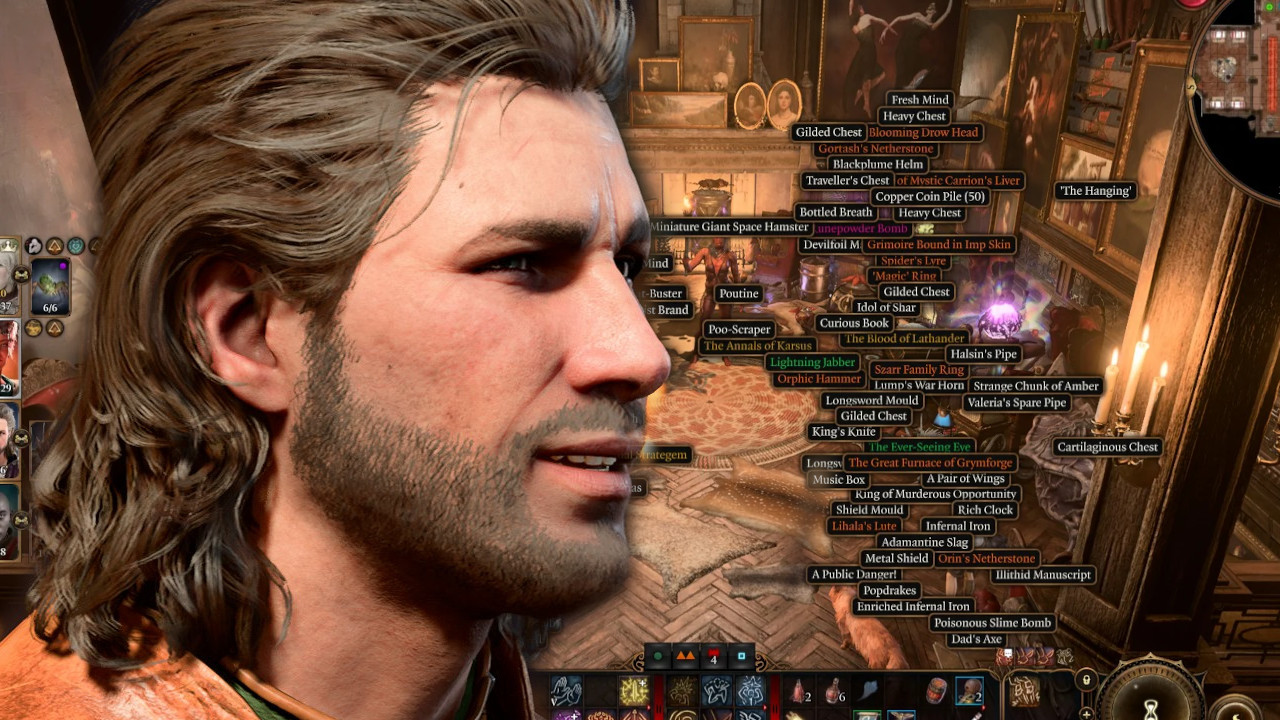 The greatest Messi in Baldur’s Gate 3 builds new walls in the inn with his stuff, can’t find quest items again