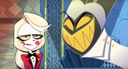 Hazbin Hotel Charlie schaut genervt
