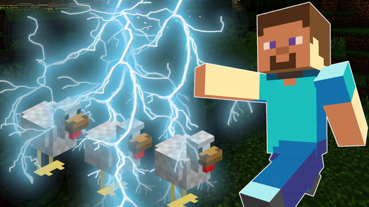 Lightning is worse than Creepers in Minecraft – But that is really bad luck