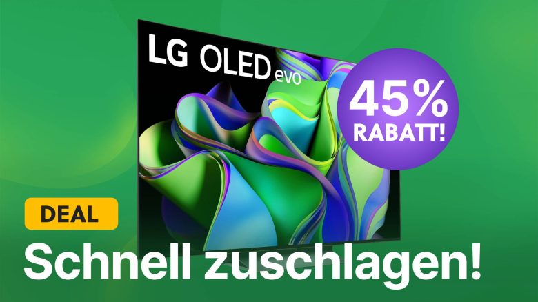 OLED-TV mit 120Hz: Diesen Mega-Fernseher bekommt ihr jetzt mit saftigen 45% Rabatt im Angebot