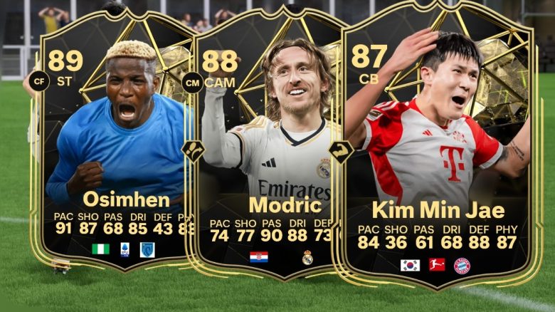 Titel TOTW 14 mit Osimhen, Modric und Kim