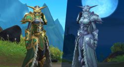 WoW Night Elf Warden Set Night and day titel title 1280x720