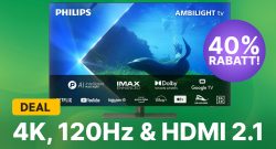 65 Zoll 4K-TV 1100€ günstiger: Erweitert euren Horizont mit Ambilight & 120 Hz”