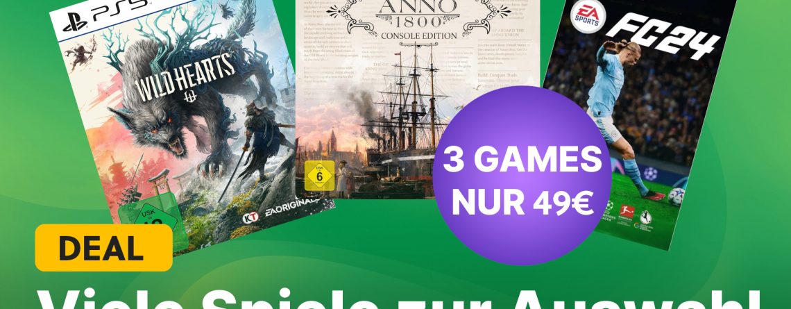 3 für 49 Euro: Schnappt euch Spiele für PC, PlayStation, Xbox und Switch jetzt günstig bei Amazon und MediaMarkt