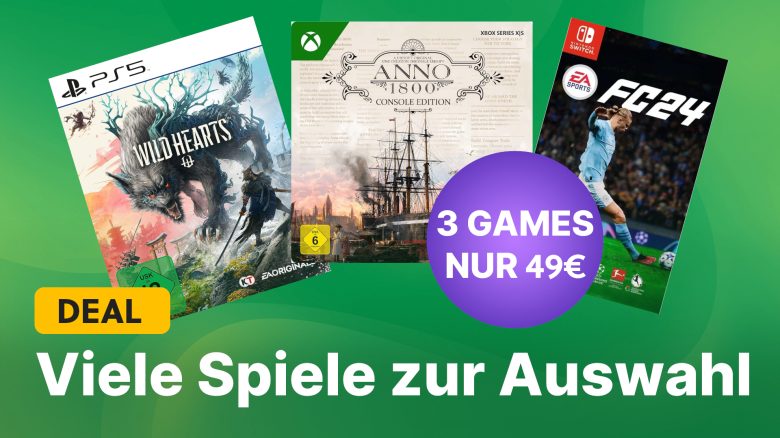 3 für 49 Euro: Schnappt euch Spiele für PC, PlayStation, Xbox und Switch jetzt günstig bei Amazon und MediaMarkt