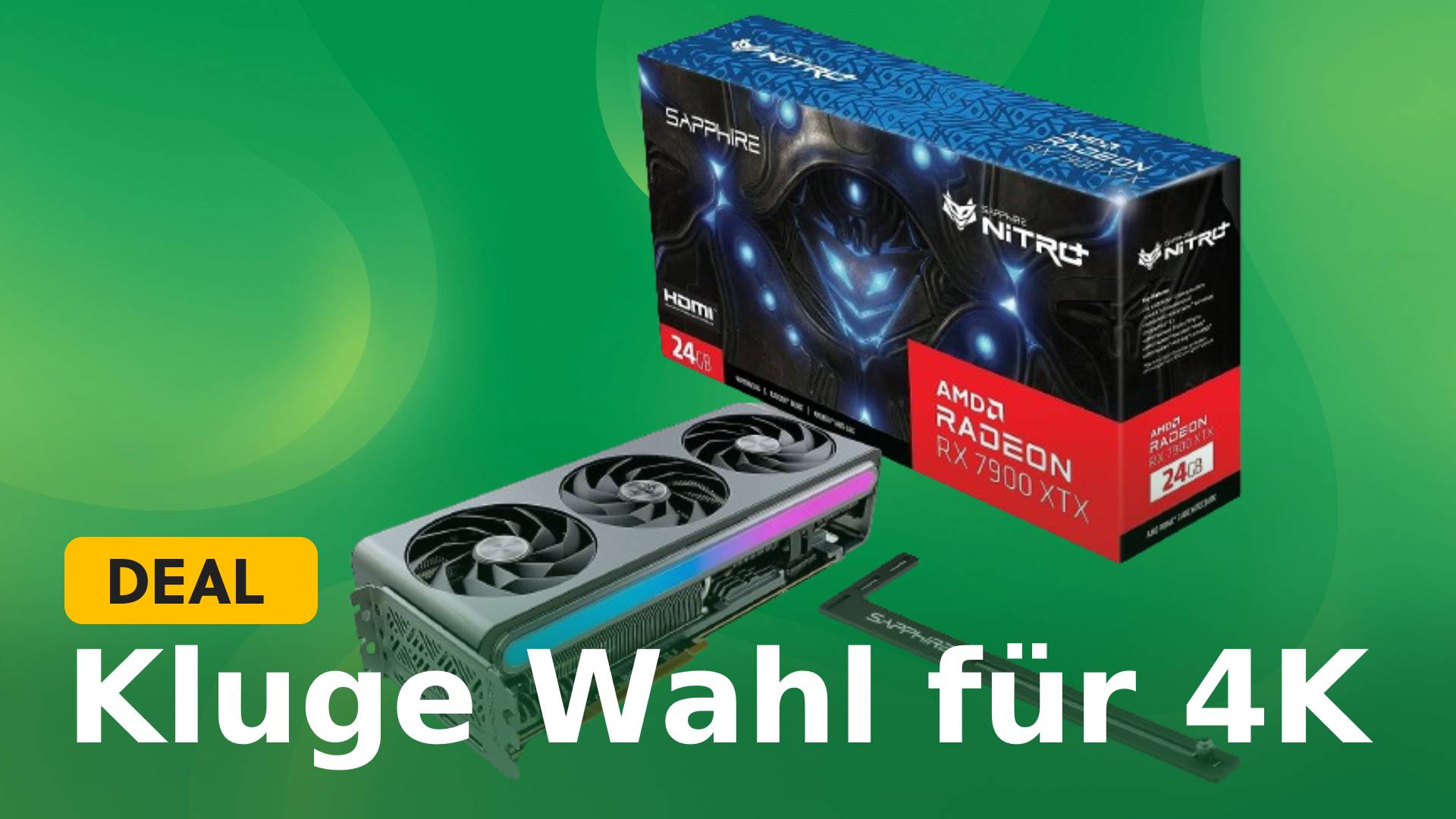 Vom Preis-Leistung-Verhältnis ist die Radeon RX 7900 XTX die beste Wahl für 4K-Gaming: Schnappt sie euch bei Amazon