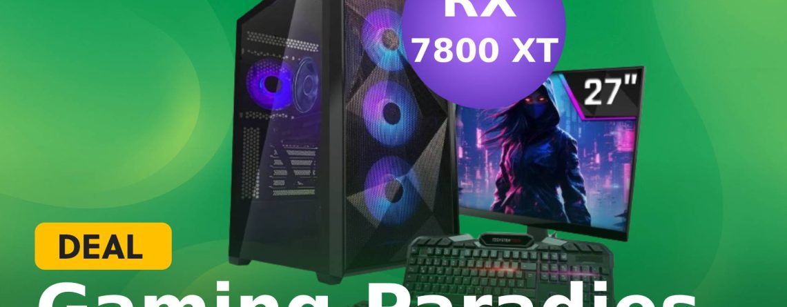 Komplett-Gaming-PC mit RX 7800 XT: Ein unverzichtbares Angebot bei Amazon