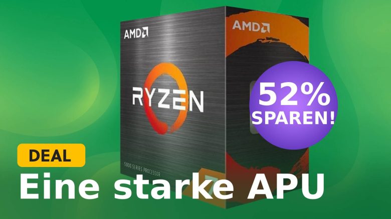 CPU und AMD Radeon Grafik: Starke Ryzen-APU um 52% bei Amazon reduziert