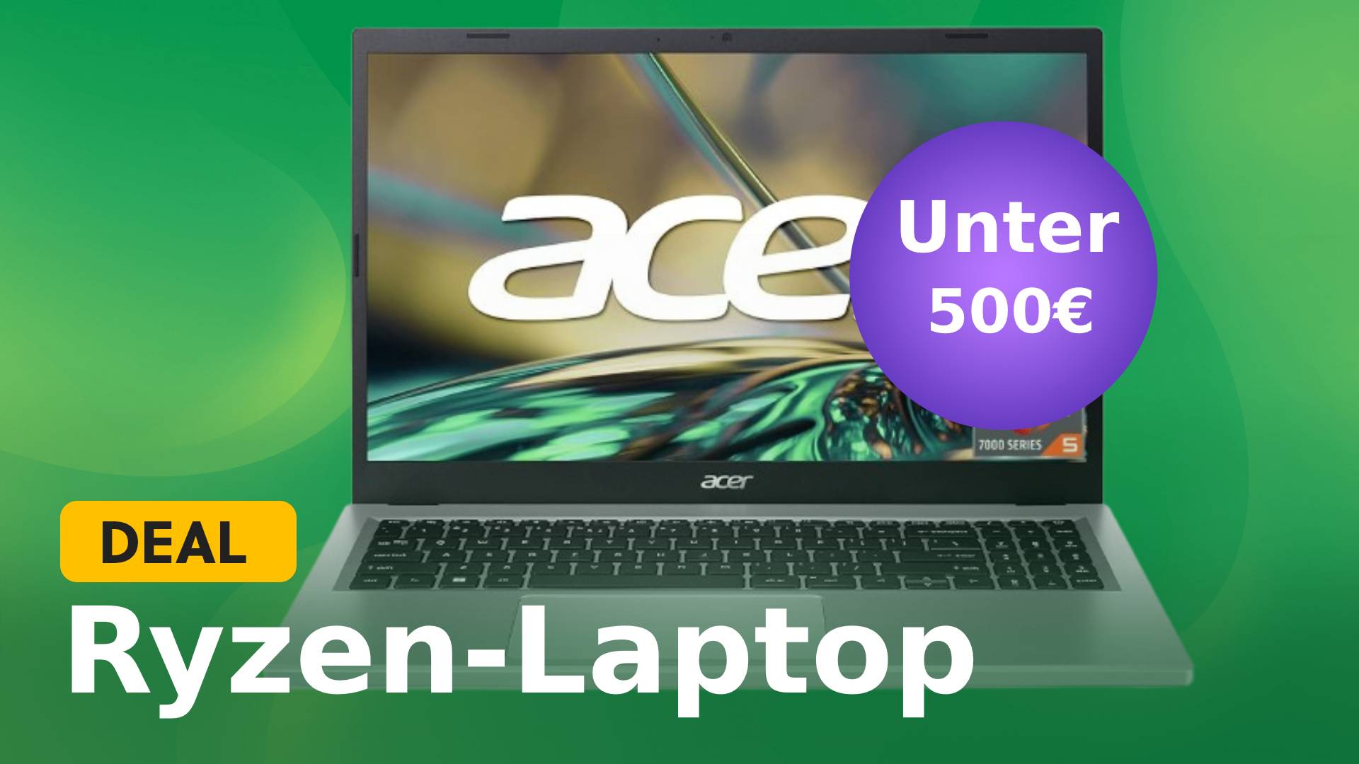 Acer-Laptop mit Ryzen 5 für unter 500€: Schnell, schlank & perfekt für mobiles Arbeiten