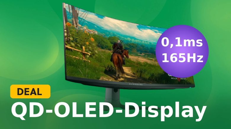 Für anspruchsvolle Gamer gemacht: Schnappt euch diesen Gaming-Monitor mit OLED und Curved-Design jetzt im Amazon-Angebot