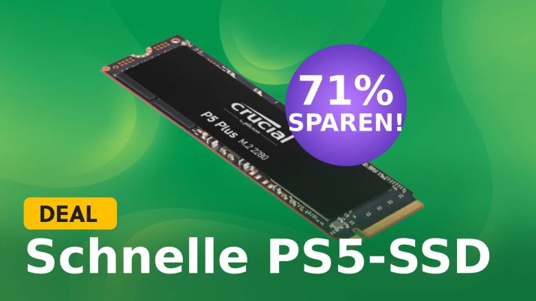 Außergewöhnliche PS5-SSD um 71% bei MediaMarkt reduziert