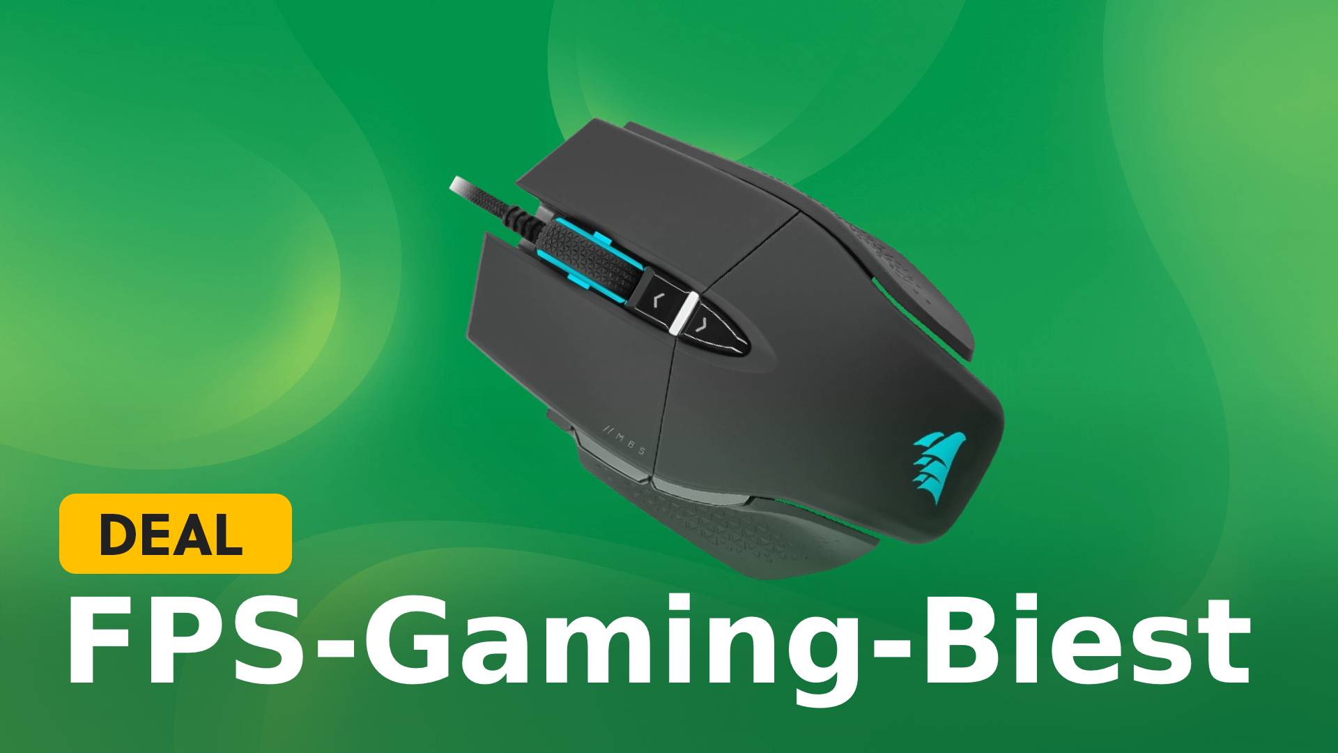 FPS-Gaming-Maus mit optischen Schalten & Gewichtssystem bei Amazon im Preisfall