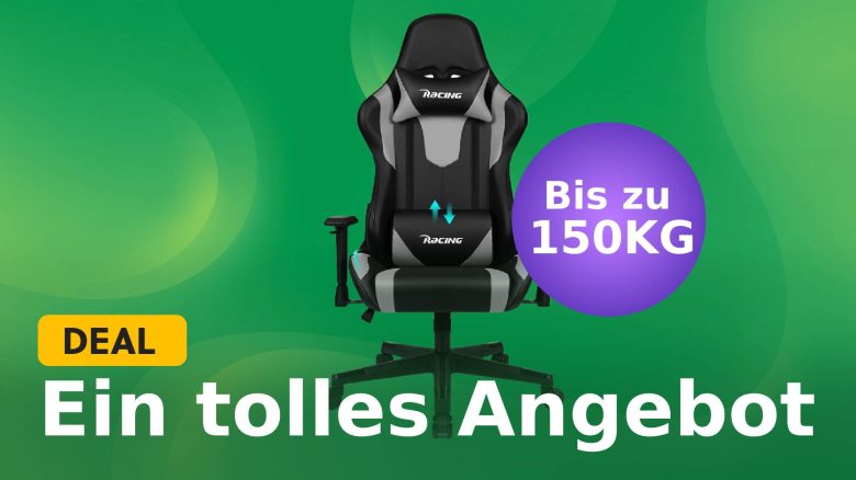 Herausragender Gaming-Stuhl mit verstellbaren Funktionen kostet nun unter 100€ bei Amazon