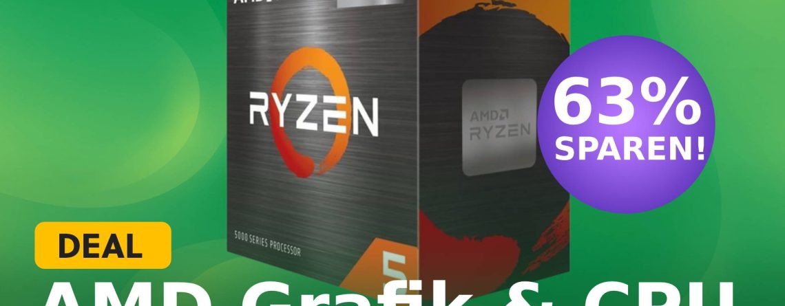 AMD CPU & Grafikeinheit für nur knapp über 100€: Spart jetzt 63% bei Amazon