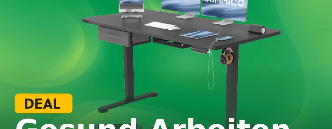 Ergonomischer arbeiten und spielen: Ein höhenverstellbarer Schreibtisch ist jetzt bei Amazon reduziert