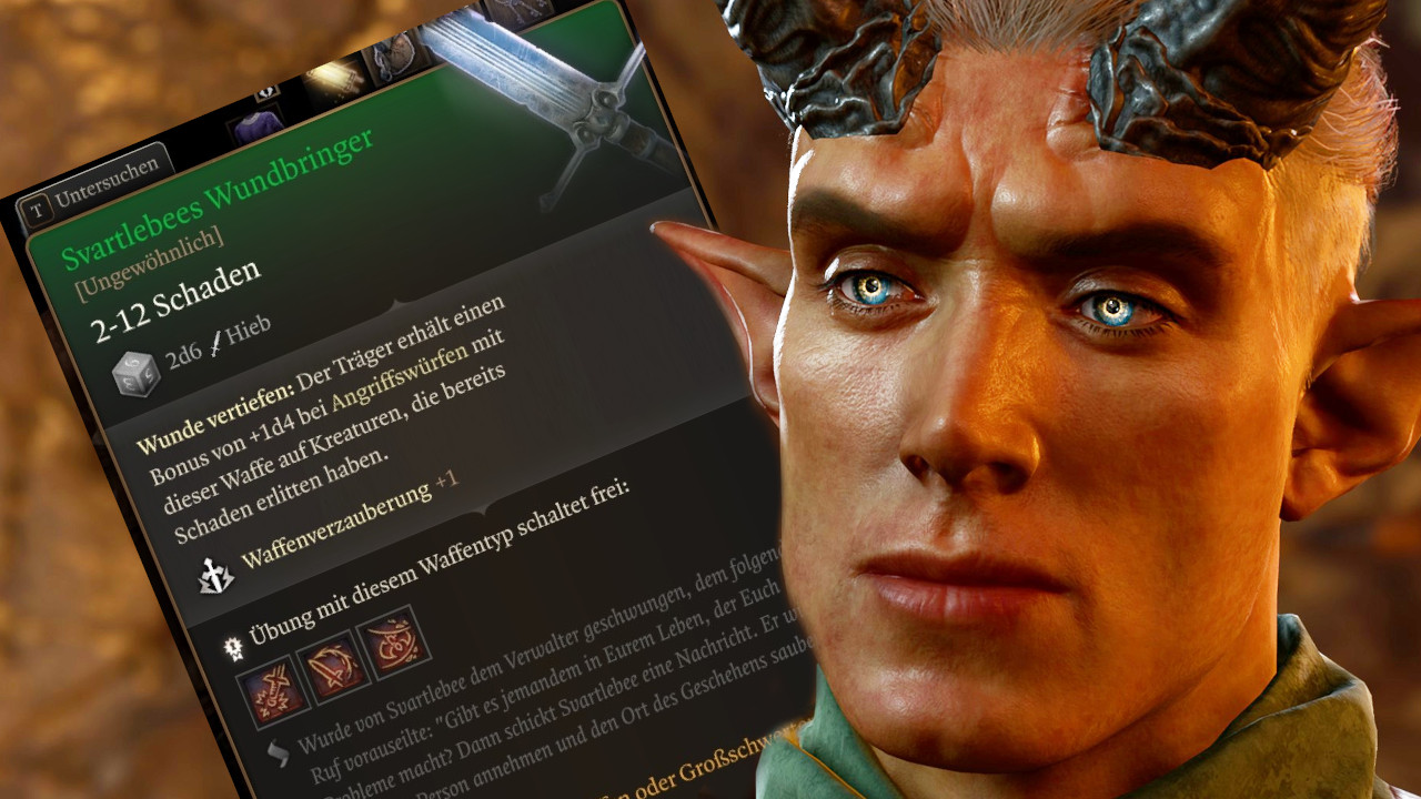 Baldurs GAte 3 Svartlebees besonderes Schwert Titel