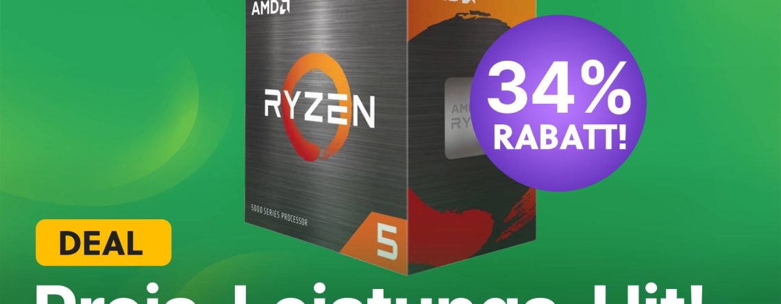 AMD Ryzen 5 5600: DER Spar-Tipp für Spieler ist bei Amazon gerade nochmal um 34% reduziert
