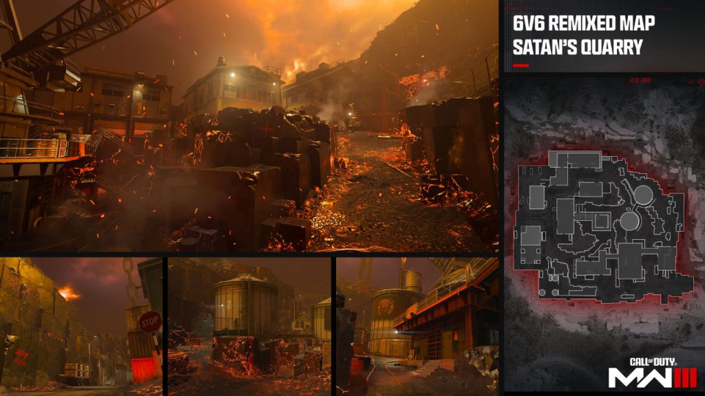 CoD MW3 Vortex Event Satan's Quarry Map
