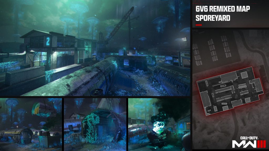 CoD MW3 Vortex Event Sporeyard Map