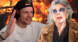 Collage UnsympathischTV rettet alte Frau vor Flammen
