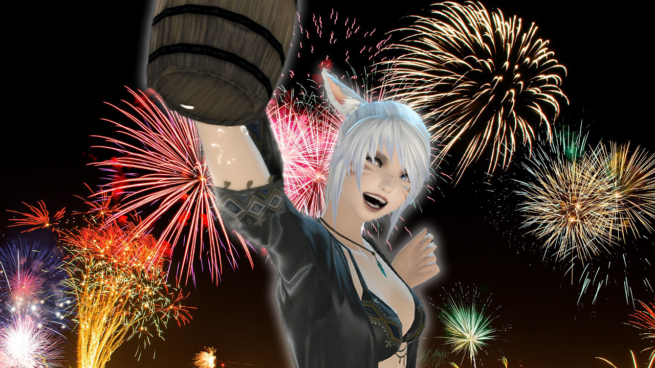 Final Fantasy 14 Einsamer Spieler Silvester Titelbild