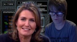 Tv-Moderatorin Jayne Secker von Sky News sagt 13-jähriger Tetris-Spieler soll "mal raus gehen"