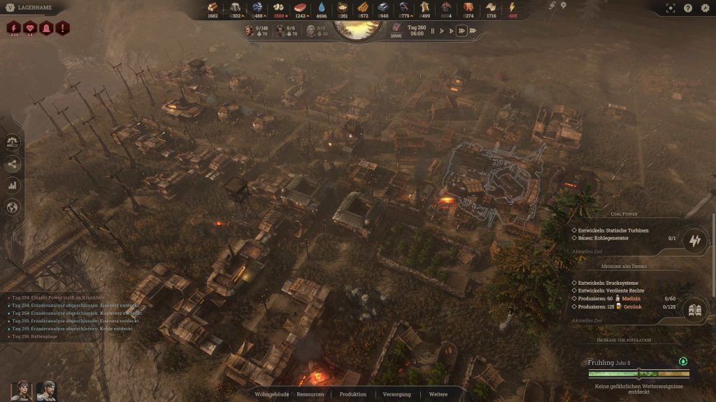 New Cycle Screenshot erste Stadt