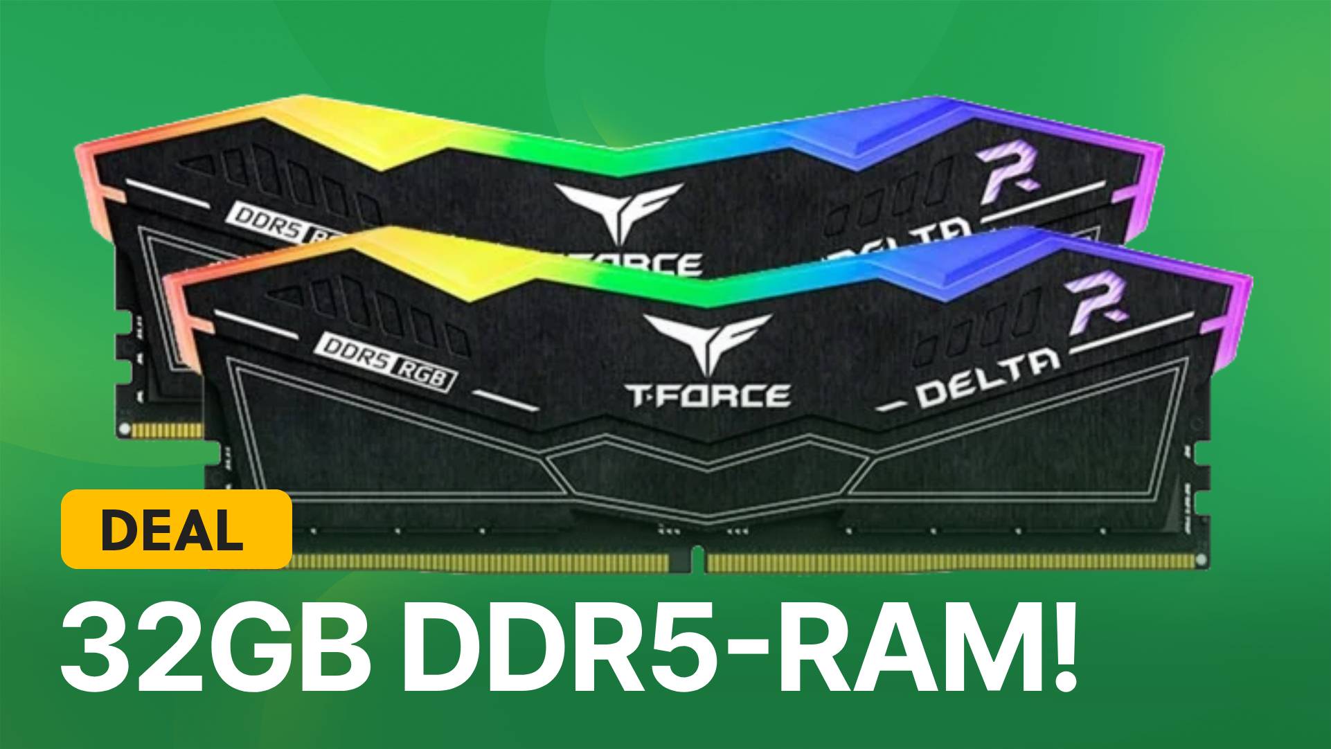 Arbeitsspeicher aufrüsten und sparen: Holt euch jetzt 32GB DDR5-RAM zum neuen Tiefstpreis im Angebot