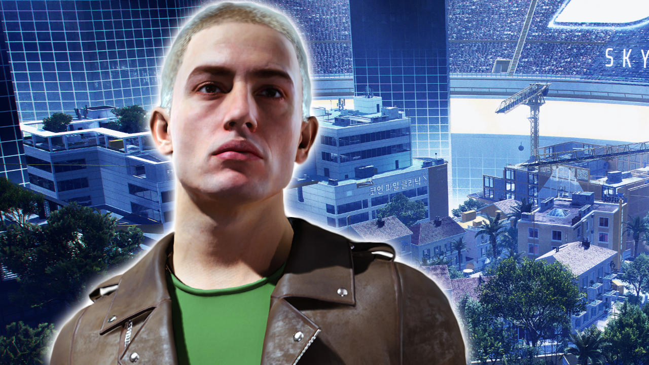 The Finals Charakter in Lederjacke