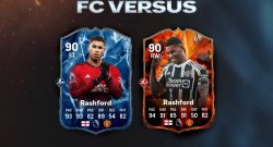 Titel EA FC 24 Versus Eis und Feuer Rashford